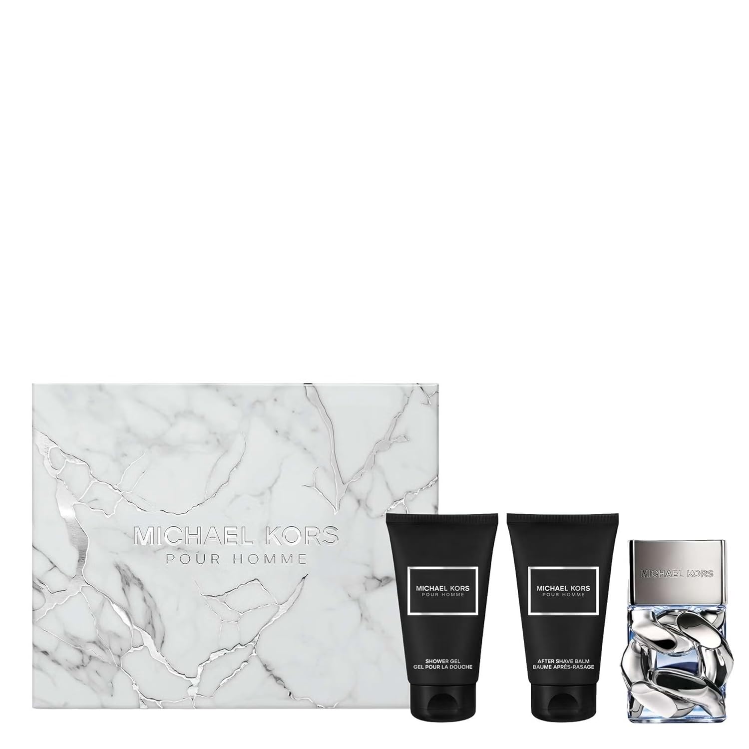 Michael Kors Pour Homme Eau de Parfum 50 ml Geschenkset (enthält Eau de Parfum, Duschgel und Aftershave Balsam)