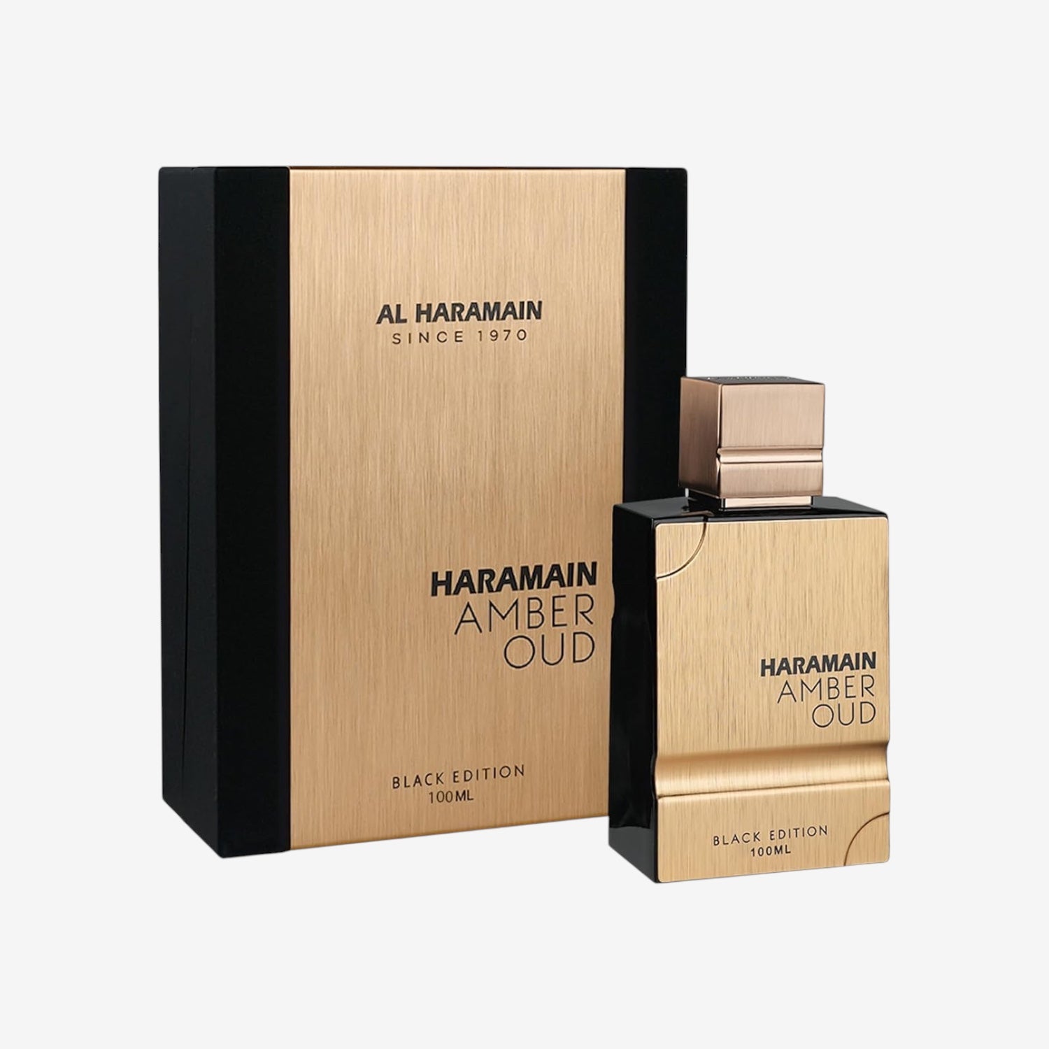Al Haramain Amber Oud Black for Unisex Eau de Parfum Spray, 3,4 Unzen