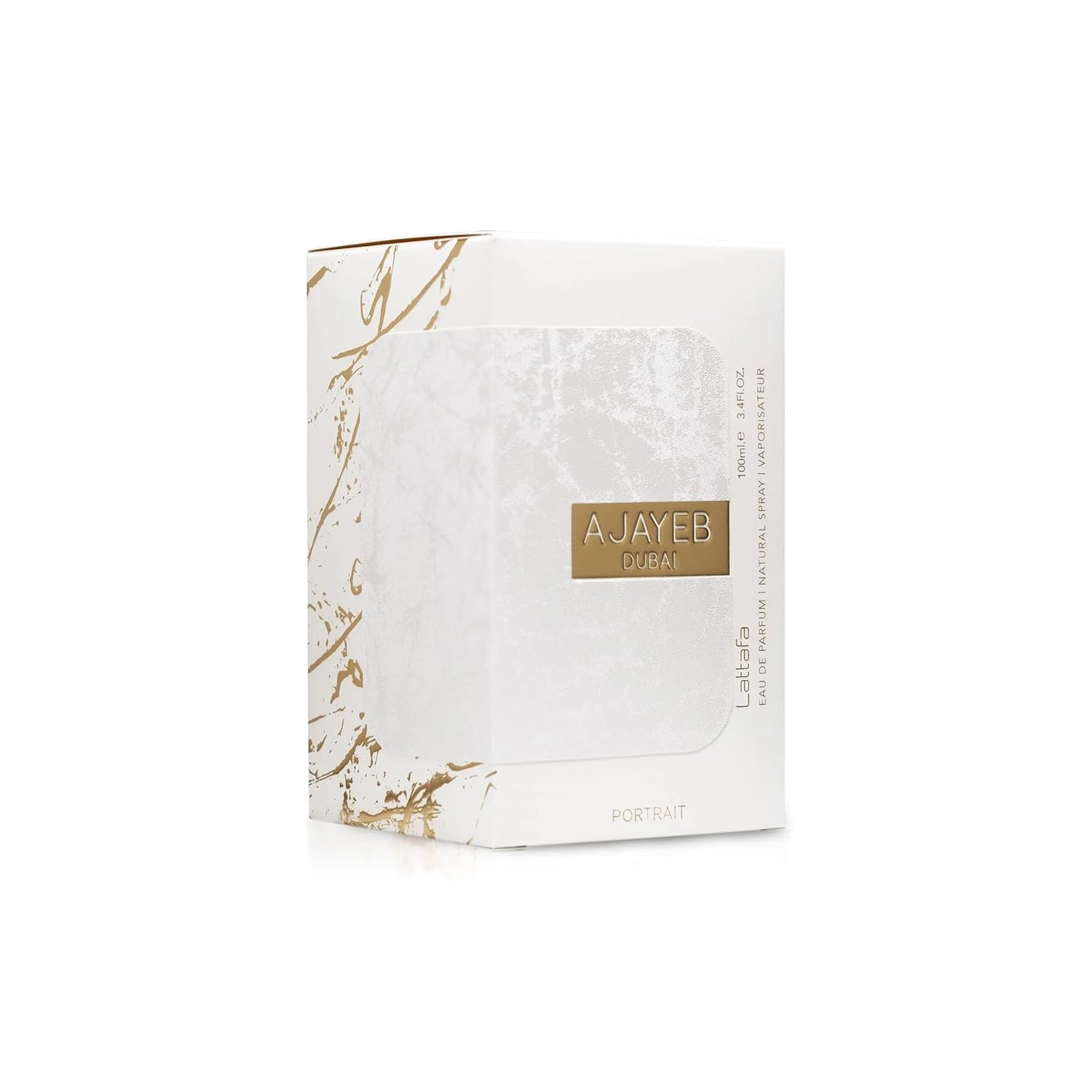 Lattafa Perfume Ajayeb Dubai Portrait Silver Eau de Perfume 100ml