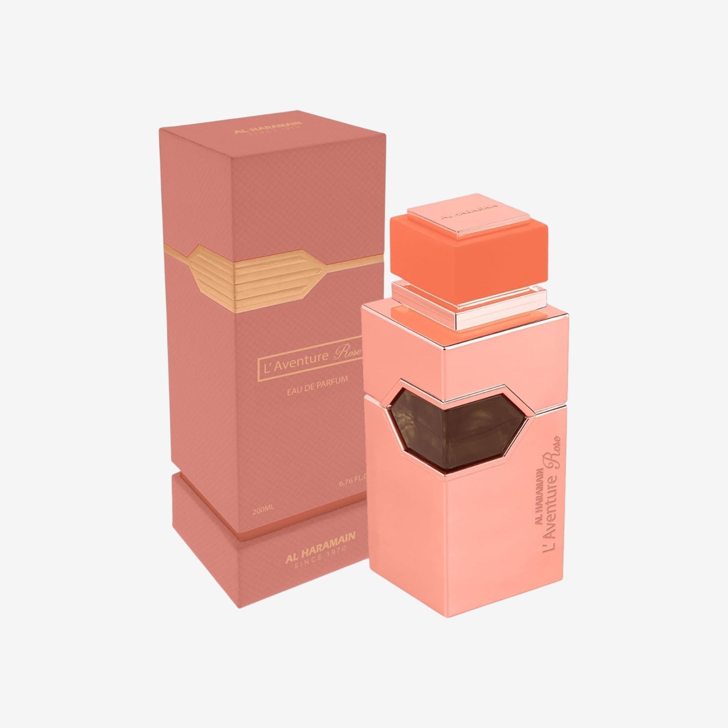 Al Haramain L'Aventure Rosa Arabisches Parfüm für Damen, langanhaltender Duft, blumig, holzig, Eau de Parfum, 200 ml