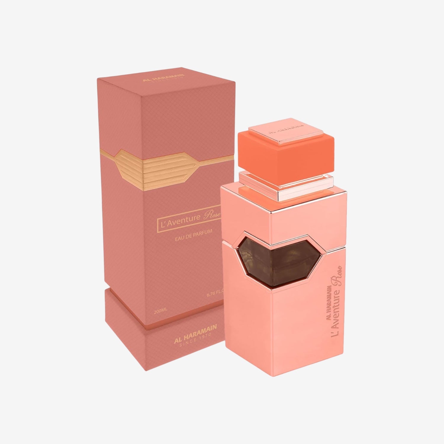 Al Haramain L'Aventure Rosa Arabisches Parfüm für Damen, langanhaltender Duft, blumig, holzig, Eau de Parfum, 200 ml