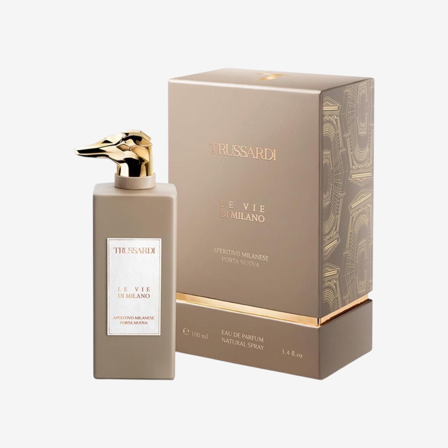 Trussardi, Le Vie di Milano Aperitivo Milanese Porta Nouva, Eau de Parfum, Unisex, 100 ml.