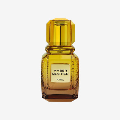 Ajmal Amber Eau de Parfum, 100 ml, handverlesen, luxuriös, langanhaltend, würzig, bernsteinfarbener Duft für Damen und Herren, hergestellt in Dubai (Leder)