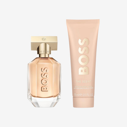 BOSS The Scent Eau de Parfum und Bodylotion für Damen Duo-Geschenkset 50ml + 75ml