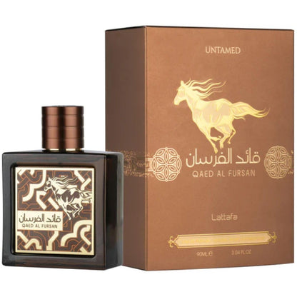 Lattafa Qaed Al Fursan Untamed - süß, warm und würzig, Amber, Aromatic, Eau de Parfum, langhaarend, Uni, 90 ml