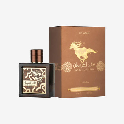 Lattafa Qaed Al Fursan Untamed - süß, warm und würzig, Amber, Aromatic, Eau de Parfum, langhaarend, Uni, 90 ml