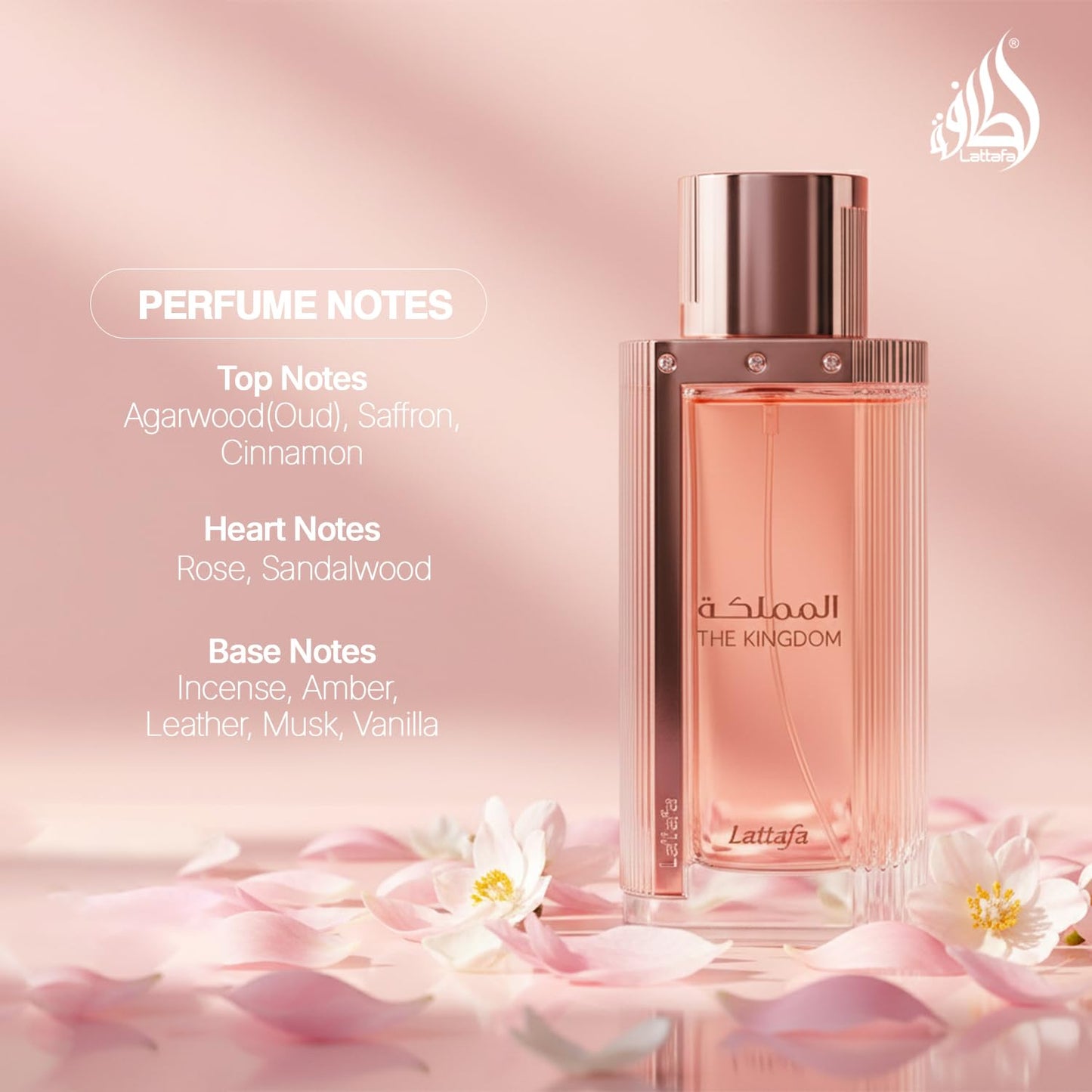 The Kingdom by Lattafa for Women – 3,4 oz Eau de Parfum Spray