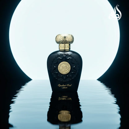 Lattafa Halal Attar Opulent Oud Musk Blue Black White Eau de Parfum, Zerstäuber, 100 ml (Parfum,100ml(1erPack))
