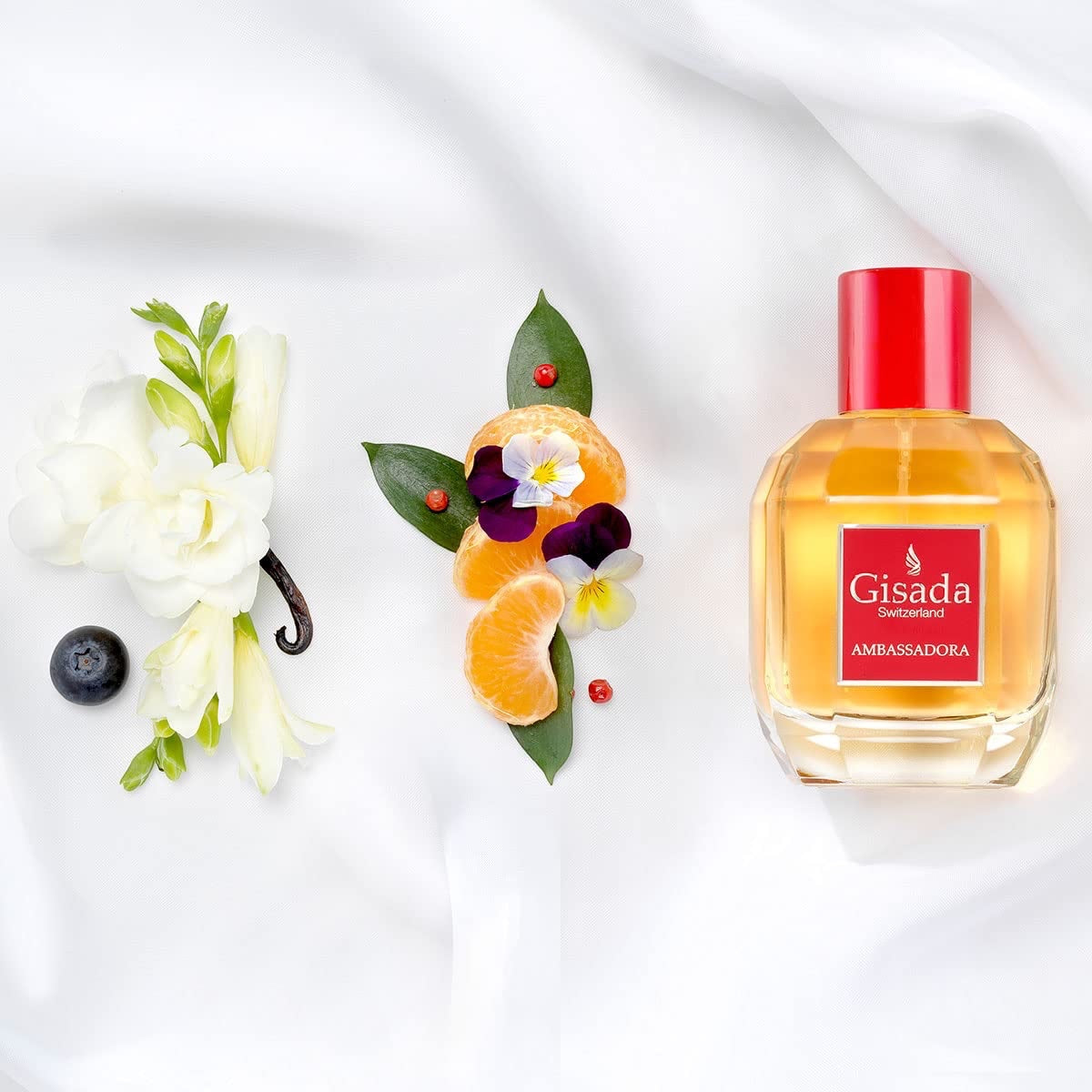 Gisada - Ambassadora | 50ml | Eau de Parfum | Parfüm für Frauen | orientalisch, süß, blumig und sehr lebendiger Frauenduft | Damenparfum |Fruchtig süß & wohlig warm für Sie