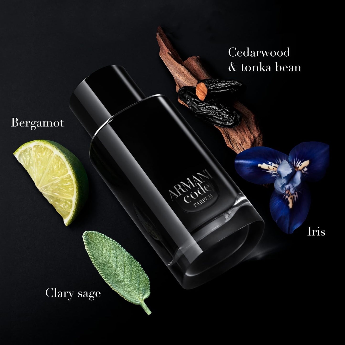 GIORGIO ARMANI Code Parfum 30 ml – frischer und aromatischer Herrenduft – Bergamotte, Muskatellersalbei, Tonkabohnen-Noten