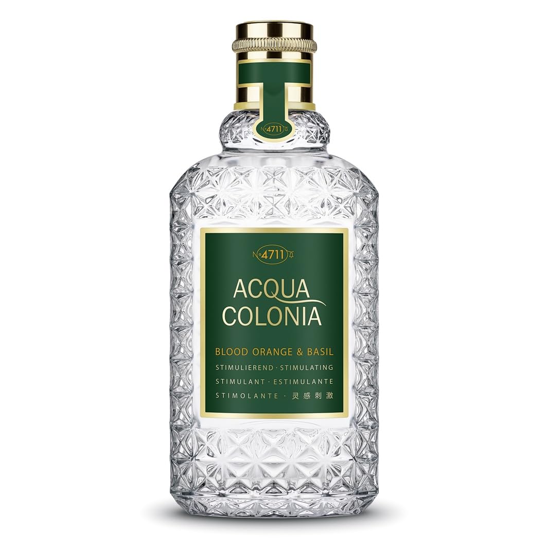 4711 Acqua Colonia® Blood Orange & Basil | Eau de Cologne - stimulierend - Wellness für die Sinne | 100ml Natural Spray