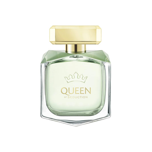 Banderas Perfumes – Queen of Seduction – Eau de Toilette für Damen – Romantischer, charmanter und frischer Duft – Blumig mit maritimen Noten – Ideal für tagsüber – 80 ml