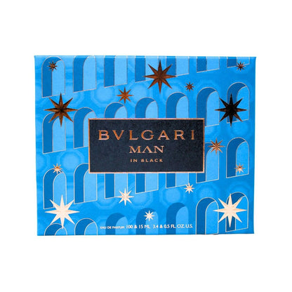 BULGARI MAN IN BLACK SET: EDP SPRAY 100ML & EDP SPRAY 15ML