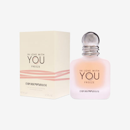 Giorgio Armani Unisex Love With You Vaporizador GIORGIO ARMANI IN LIEBE MIT IHNEN EAU DE PARFUM FREEZE 50ML VAPORIZER, Negro, Nur EU