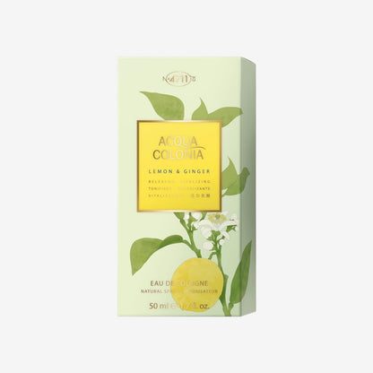 4711 Acqua Colonia® Lemon & Ginger | Eau de Cologne - belebend - Wellness für die Sinne | 50ml Natural Spray