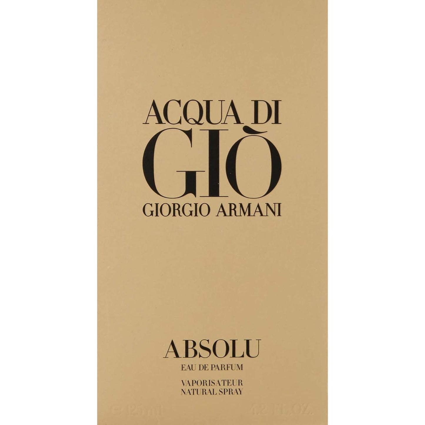 Giorgio Armani Acqua di Gio Absolu 125 ml EDP Eau de Parfum Spray