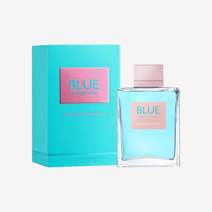 Banderas Perfumes – Blue Seduction Woman – Eau de Toilette Spray für Frauen, Blumiger und Aquatischer Duft – 200 ml