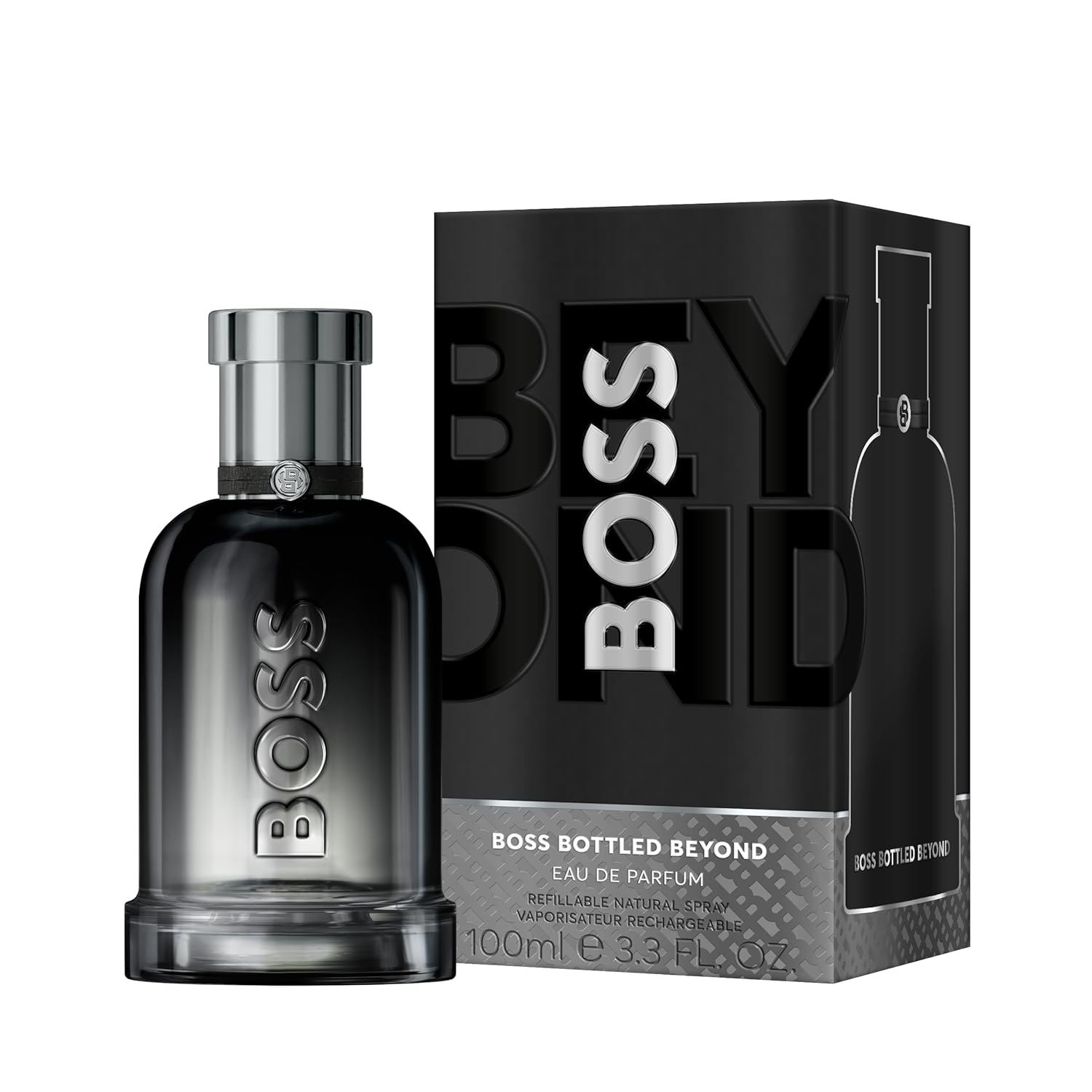 Boss Bottled Beyond Eau de Parfum – Holziges Cologne für Herren – Mit Noten von Ingwer und Leder
