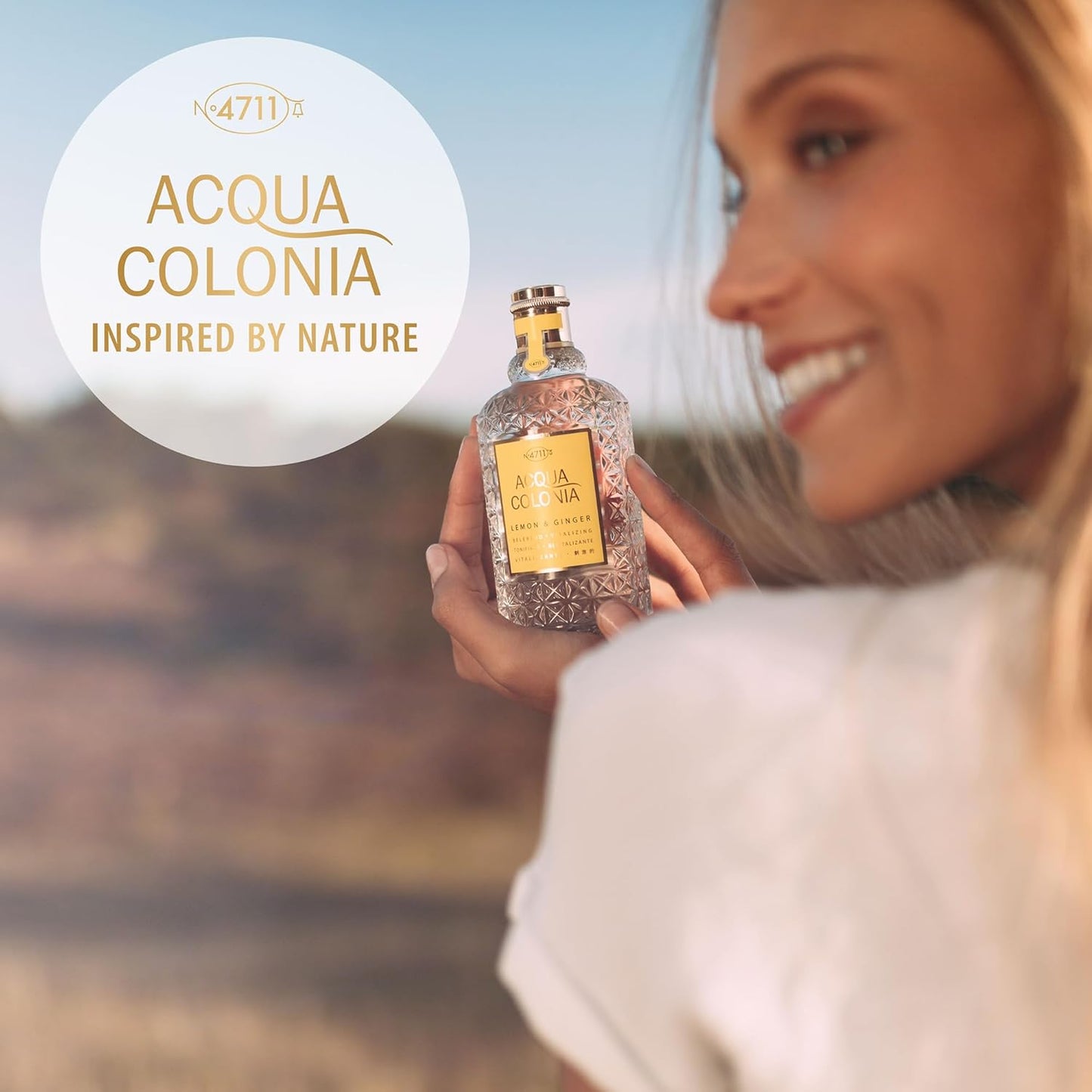4711 Acqua Colonia® Lemon & Ginger | Eau de Cologne - belebend - Wellness für die Sinne | 50ml Natural Spray
