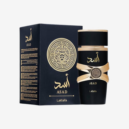 Lattafa Asad Eau De Parfum Arabisch Parfümiertes Wasser Orientalischer Duft Unisex 100ml Spray