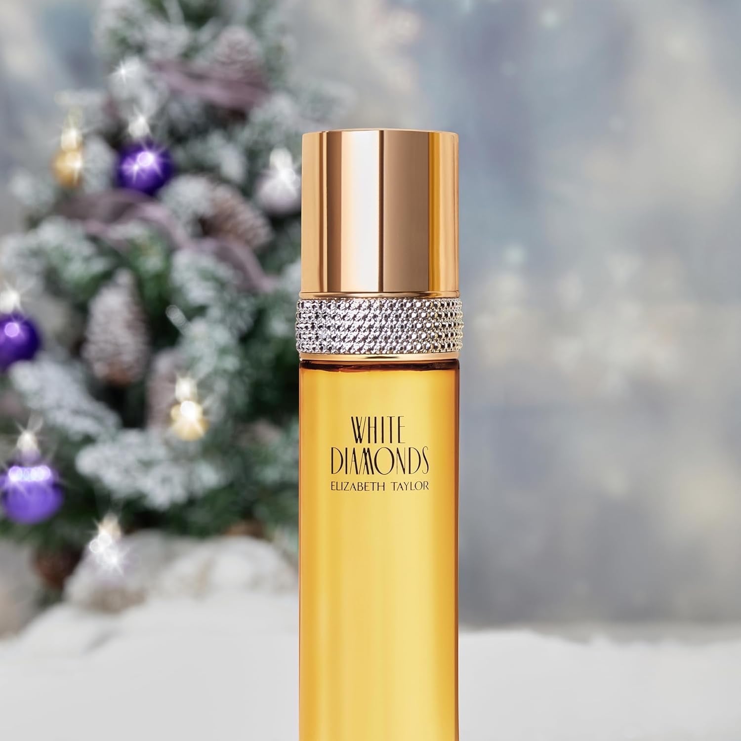 Elizabeth Taylor Set White Diamonds Eau de Toilette für Damen, feuchtigkeitsspendendes Duschgel, parfümiert, Körpercreme, Blumenduft, Spray, Damenduft, auf Basis von belebenden Noten