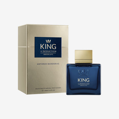 Banderas Perfumes - King of Seduction Absolute - Eau de Toilette Spray für Herren, Holziger Moos-Duft - 200 ml
