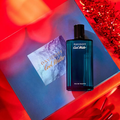 Davidoff Herren 2-teiliges Cool Water EAU de Toilette Festliches Geschenkset mit EAU de Toilette 40ml und Duschgel 75ml
