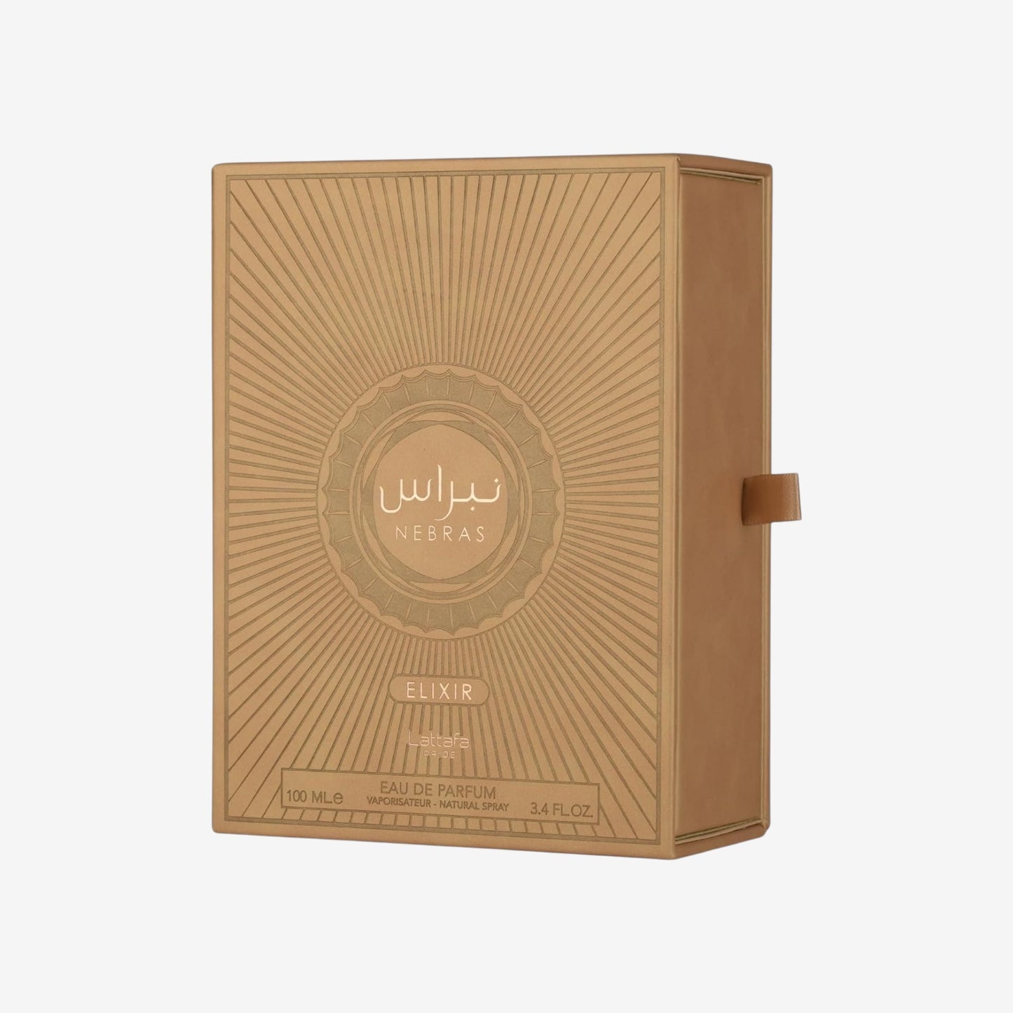 Lattafa Pride Nebras Elixier EDP 100 ml/3,4 Unzen – Süßer & Cremiger Gourmand Unisex | Vanille, Moschus & Zuckerrohr