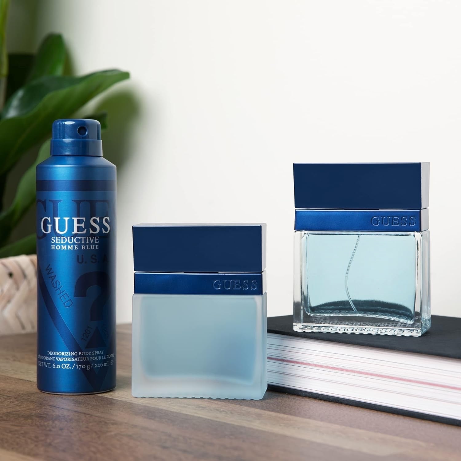 GUESS Seductive Blue, Eau de Toilette für Herren, Orientalisch-Holziger Duft, Frisch und Würzig, Lang Anhaltend