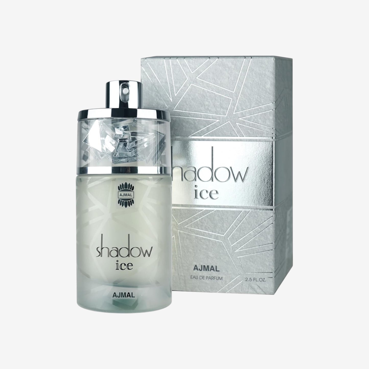 Ajmal Shadow Ice Uni-EAU de Parfum, handverlesen, luxuriös, langanhaltend, frischer und blumiger Duft, hergestellt in Dubai, Parfüm für Damen und Herren, 75 ml