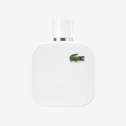 EAU DE LACOSTE L.12.12 Blanc Eau de Toilette, holzig-blumiger Herren-Duft mit Vetiver-Noten für selbstbewusste Männer, 100ml