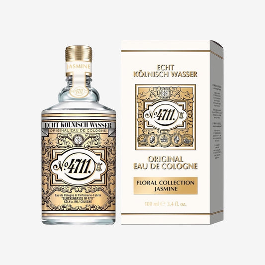 4711® Echt Kölnisch Wasser I Floral Collection - JASMIN - Eau de Cologne - florale Neuinterpretation der Ikone - sinnlich – anmutig – betörend I 100ml Natural Spray Vaporisateur