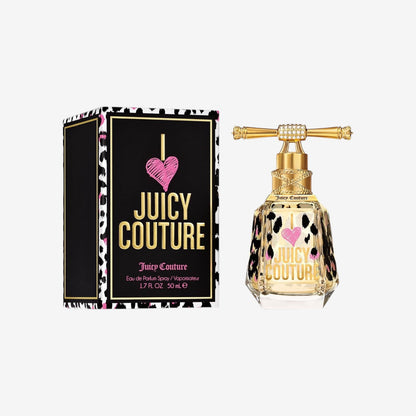 Juicy Couture - I Love Juicy Couture, Eau de Parfum, mit Noten von Jasmin, Patchouli und Geißblatt. Luxusparfum für Frauen, 50 ml