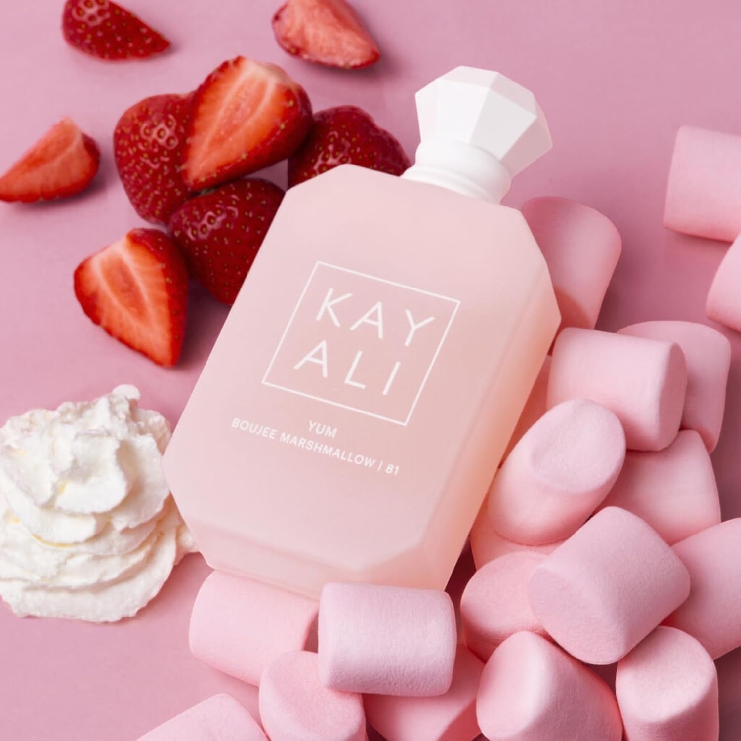 Kayali Yum Boujee Marshmallow 81 Eau de Parfum Intense, 10 ml Reisegröße, Rosa