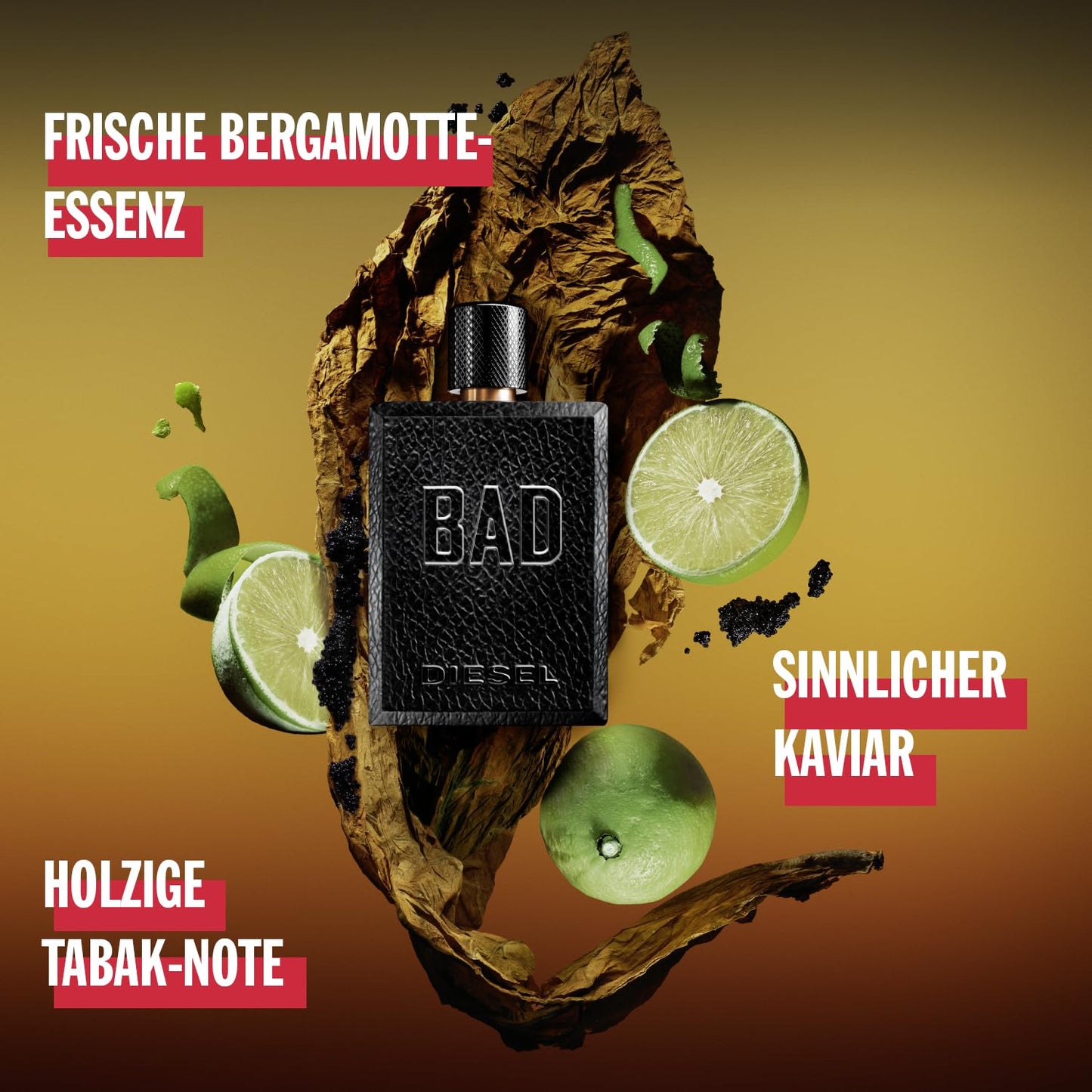 Diesel Bad Parfüm Herren| Eau de Toilette| Männer Parfum| Parfume Men| Herrenparfum| Diesel Parfum Männer| Natural Spray| Aromatisch und holziger Duft