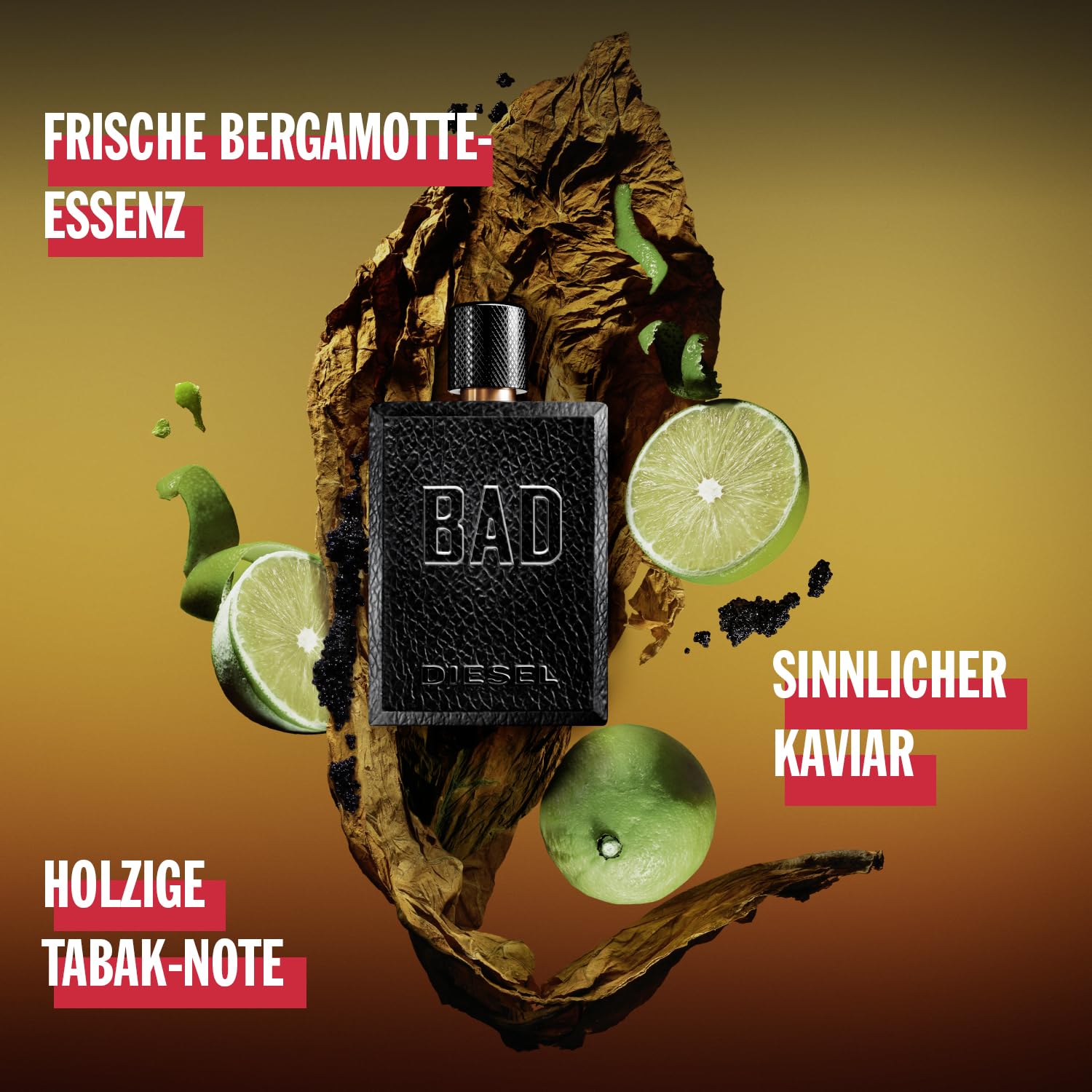 Diesel Bad Parfüm Herren| Eau de Toilette| Männer Parfum| Parfume Men| Herrenparfum| Diesel Parfum Männer| Natural Spray| Aromatisch und holziger Duft