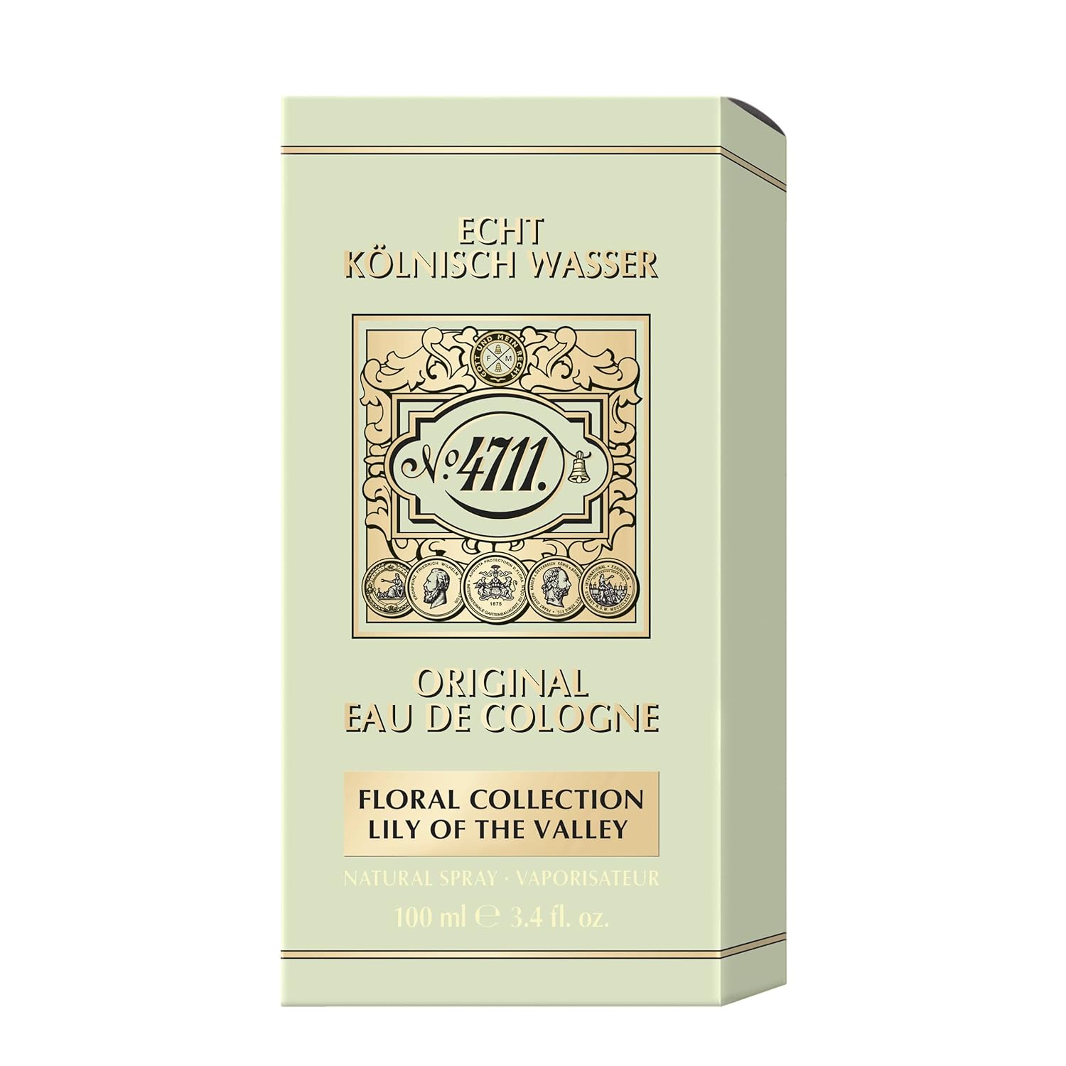 4711® Floral Collection Lily of the Valley | Eau de Cologne: Rein - lieblich - zart | 100ml Natural Spray