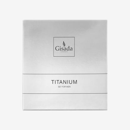 Gisada Titanium Herren-Duftset, Eau de Parfum 50 ml, Duschgel 100 ml