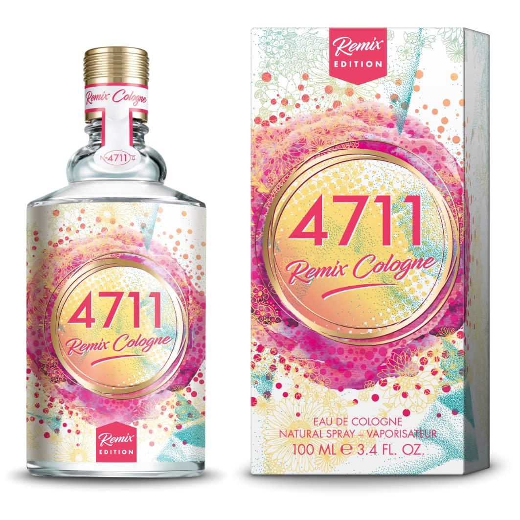 4711® Remix Cologne Green Oasis I Eau de Cologne - spritzig - frei - abenteuerlustig - für wahre Lebensfreude! I 100ml Natural Spray Vaporisateur