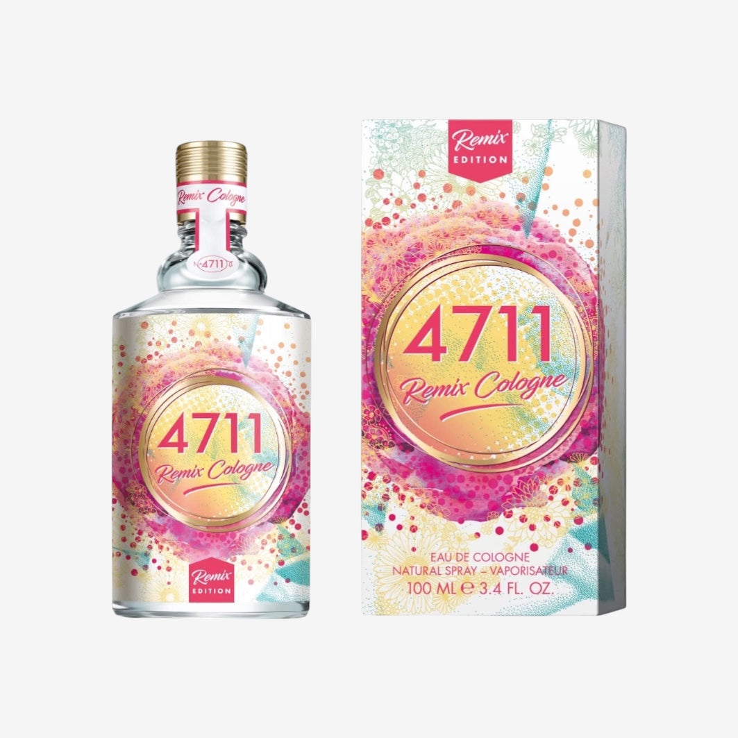 4711® Remix Cologne Limette - Sparkling Island I Eau de Cologne - fruchtig - spritzig - sommerlich - die fruchtig-frische Limitte neu im prickelnden Mix! I 100ml Natural Spray Vaporisateur