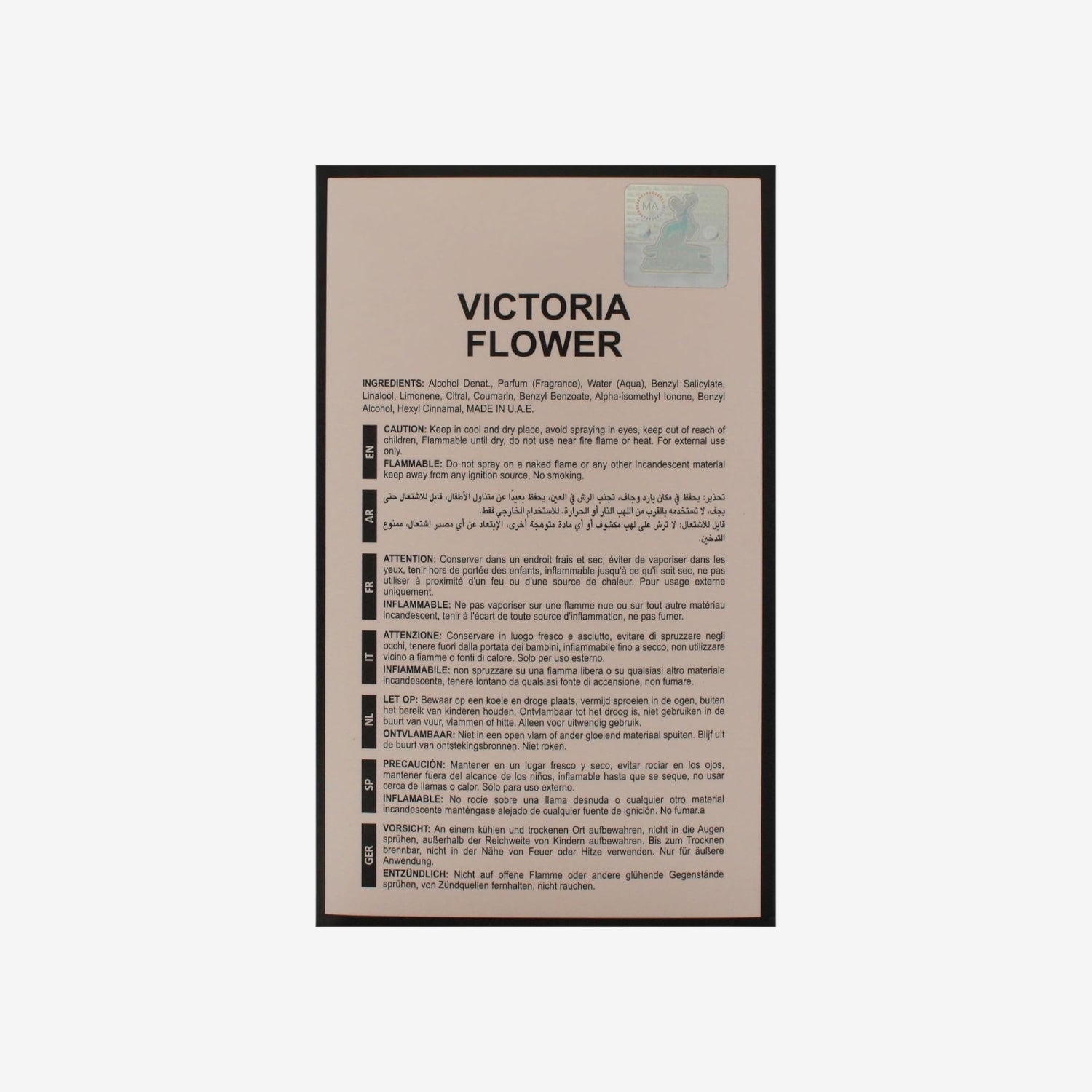 Victoria Flower 100ml Maison Alhambra Eau de parfum - Damen