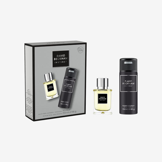 David Beckham Instinct Giftset For Him, 30 ml Eau de Toilette & 150 ml Deo Spray