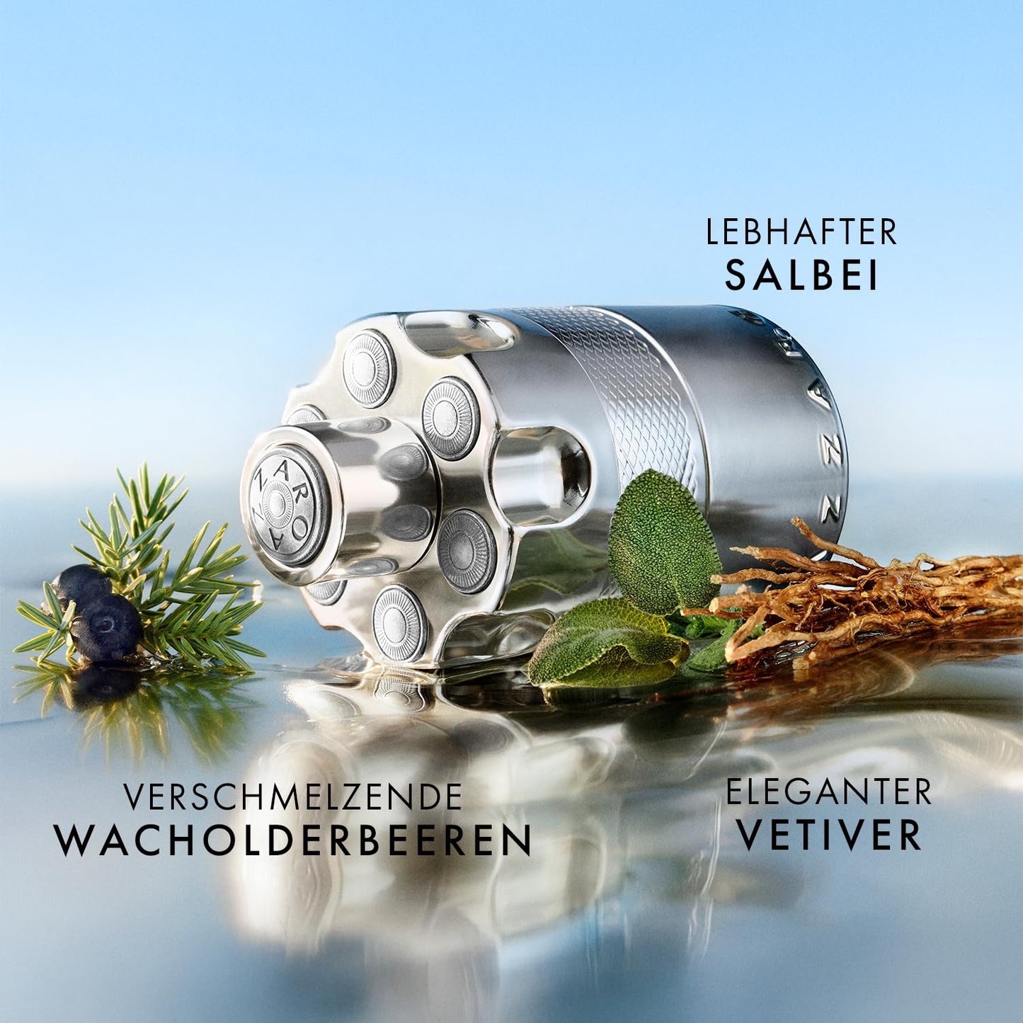 Azzaro Wanted Parfüm für Herren, Eau de Parfum pour Homme, Holzig-aromatisch-würziger Herrenduft, Abenteuerliches Männerparfum