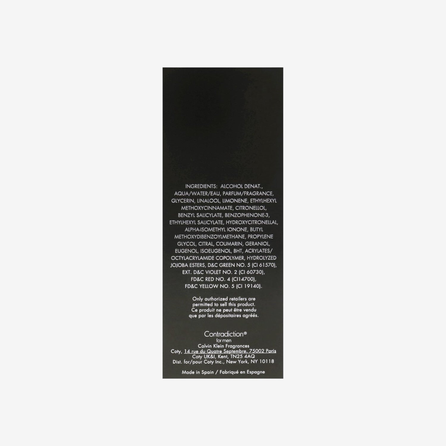 Calvin Klein Contradiction for Men 100 ml EDT Spray, 1er Pack (1 x 100 ml)