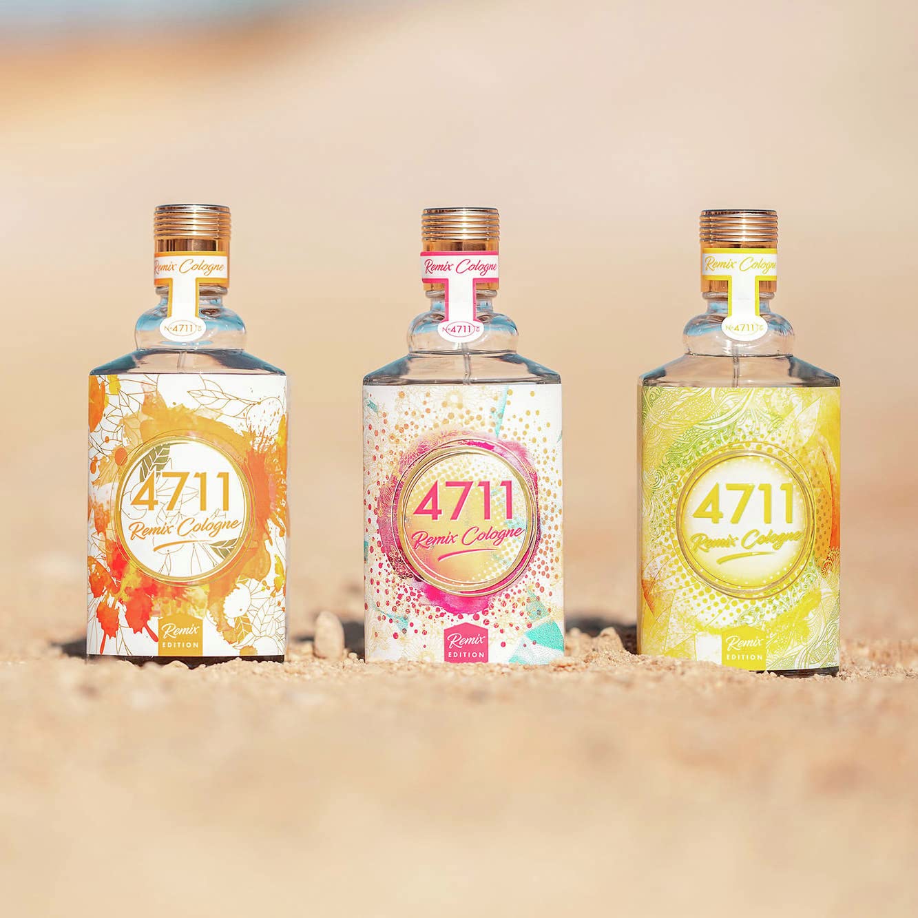 4711® Remix Cologne Zitrone - Urban Summer I Eau de Cologne - fruchtig - spritzig - wild - die lebendige Frische der Zitrone sommerlich neu ge-remixt! I 100ml Natural Spray Vaporisateur