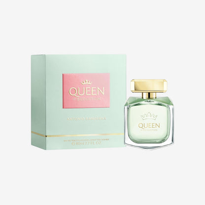 Banderas Perfumes – Queen of Seduction – Eau de Toilette für Damen – Romantischer, charmanter und frischer Duft – Blumig mit maritimen Noten – Ideal für tagsüber – 80 ml