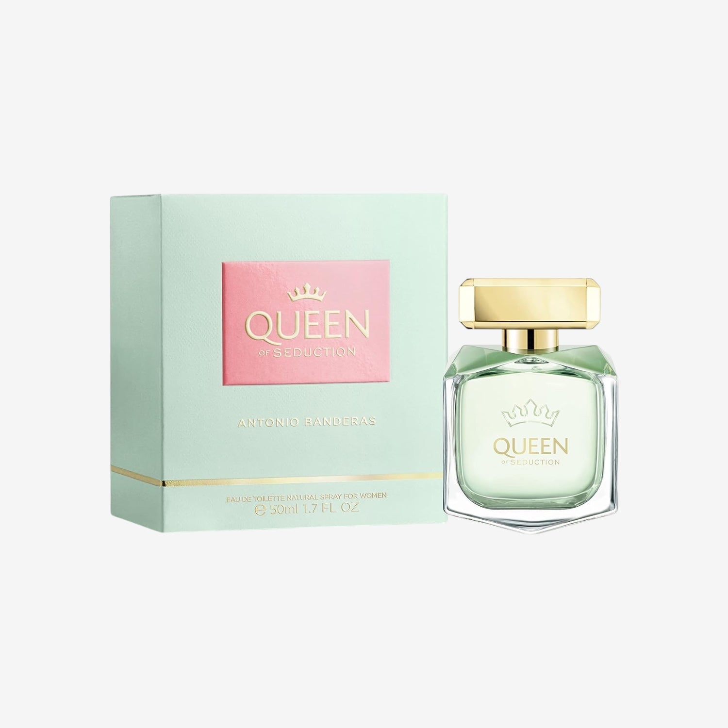 Banderas – Queen Of Seduction – Eau de Toilette Spray für Frauen, Blumiger Duft mit Meeresnoten – 50 ml / 1,7 Fl Oz