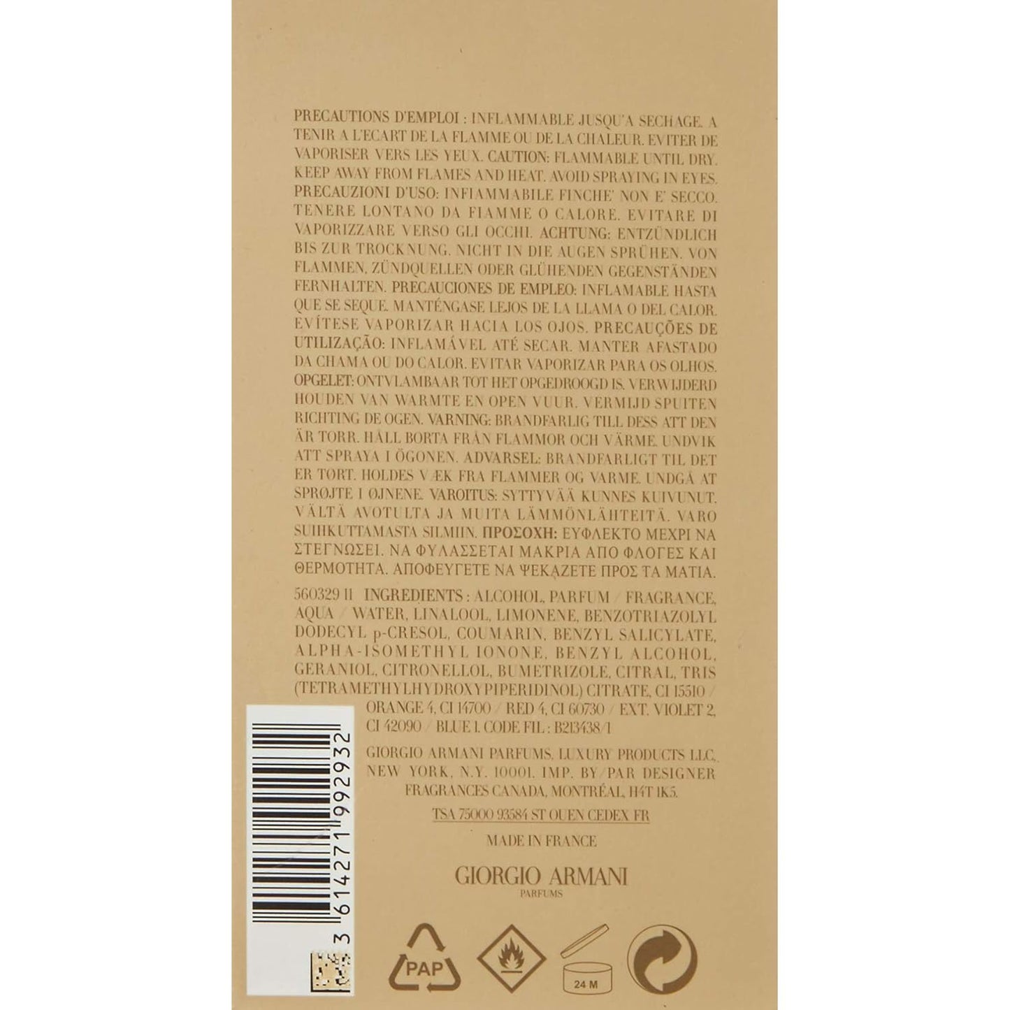 Giorgio Armani Acqua di Gio Absolu 125 ml EDP Eau de Parfum Spray