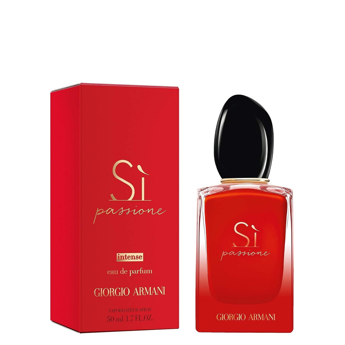 Giorgio Armani Unisex Passione Intense VAPORIZADOR SI Leidenschaft INTENSIV EAU DE Parfum 50ML Vaporizer, Negro, Nur