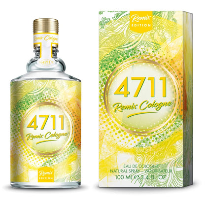 4711® Remix Cologne Green Oasis I Eau de Cologne - spritzig - frei - abenteuerlustig - für wahre Lebensfreude! I 100ml Natural Spray Vaporisateur